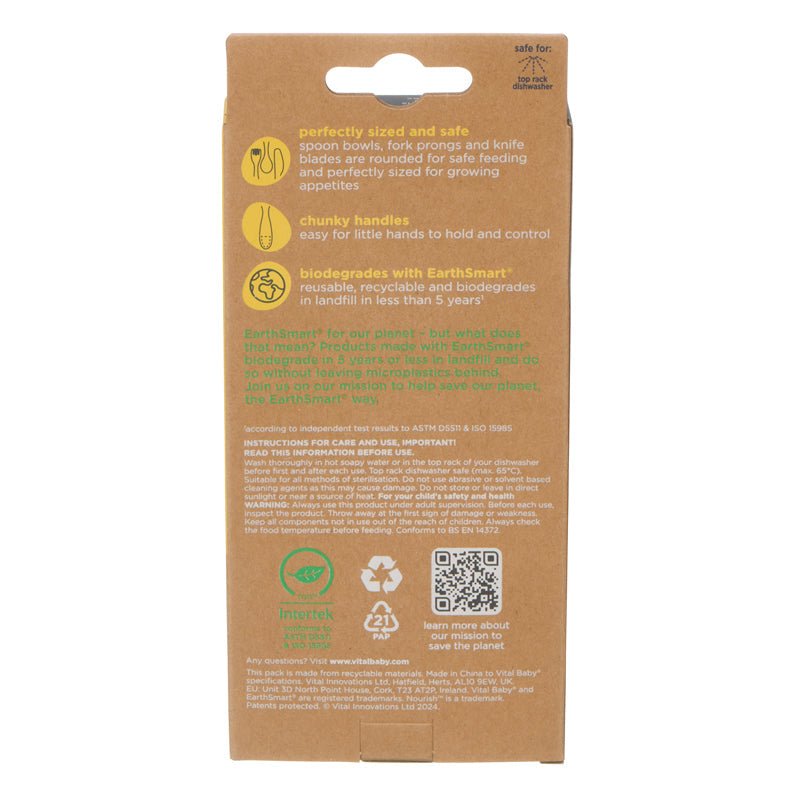 Vital Baby Nourish Perfectly Simple Cutlery - 15 Pack - Baby&More