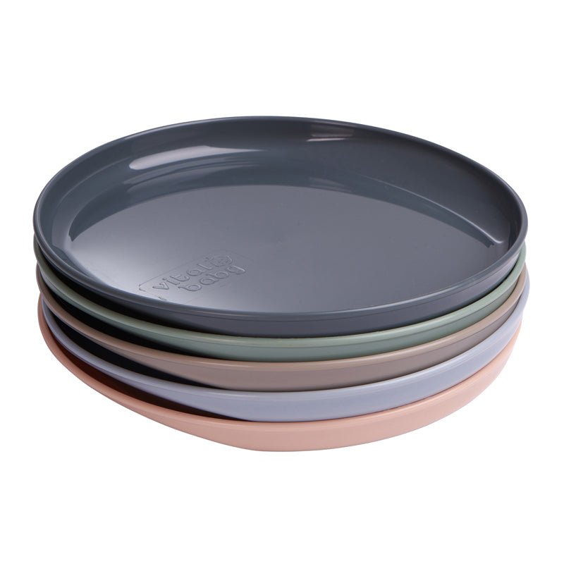 Vital Baby Nourish Perfectly Simple Plates - 5 Pack - Baby&More