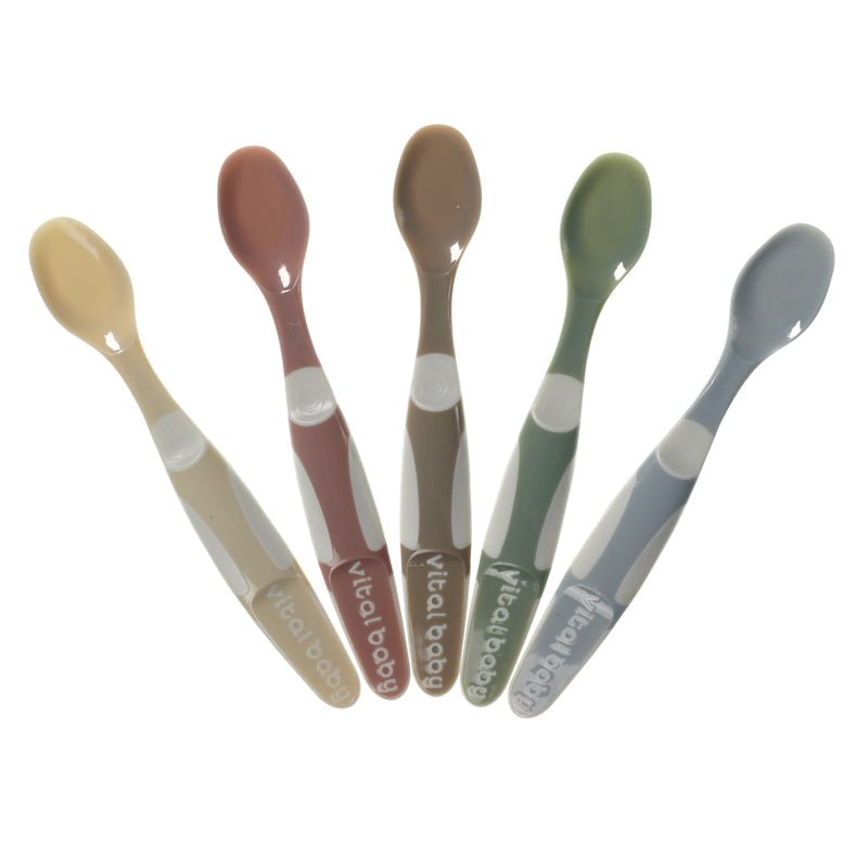 Vital Baby Nourish Start Weaning Spoons - 5 Pack - Baby&More