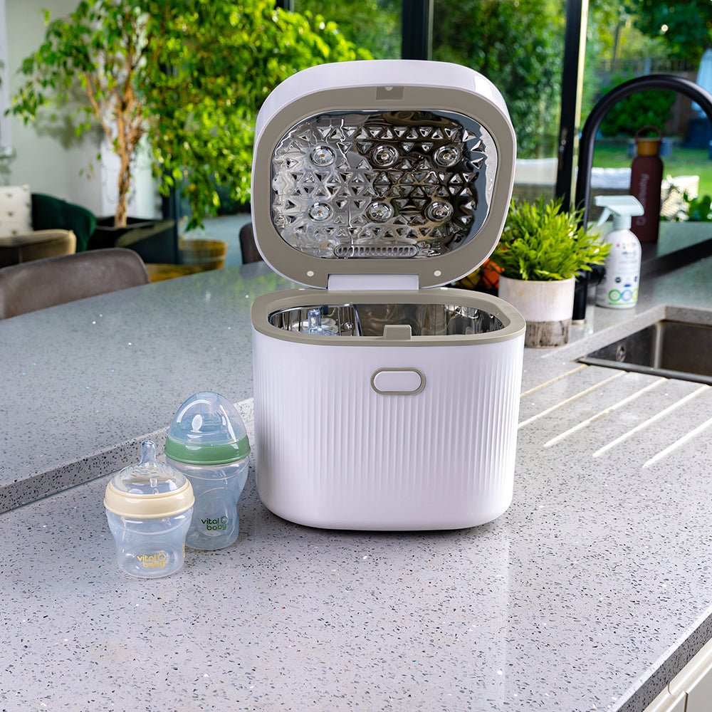 Vital Baby Nurture Advanced Pro UV Steriliser & Dryer - Arctic White - Baby&More