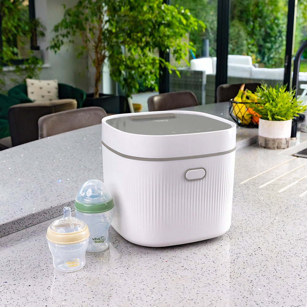 Vital Baby Nurture Advanced Pro UV Steriliser & Dryer - Arctic White - Baby&More