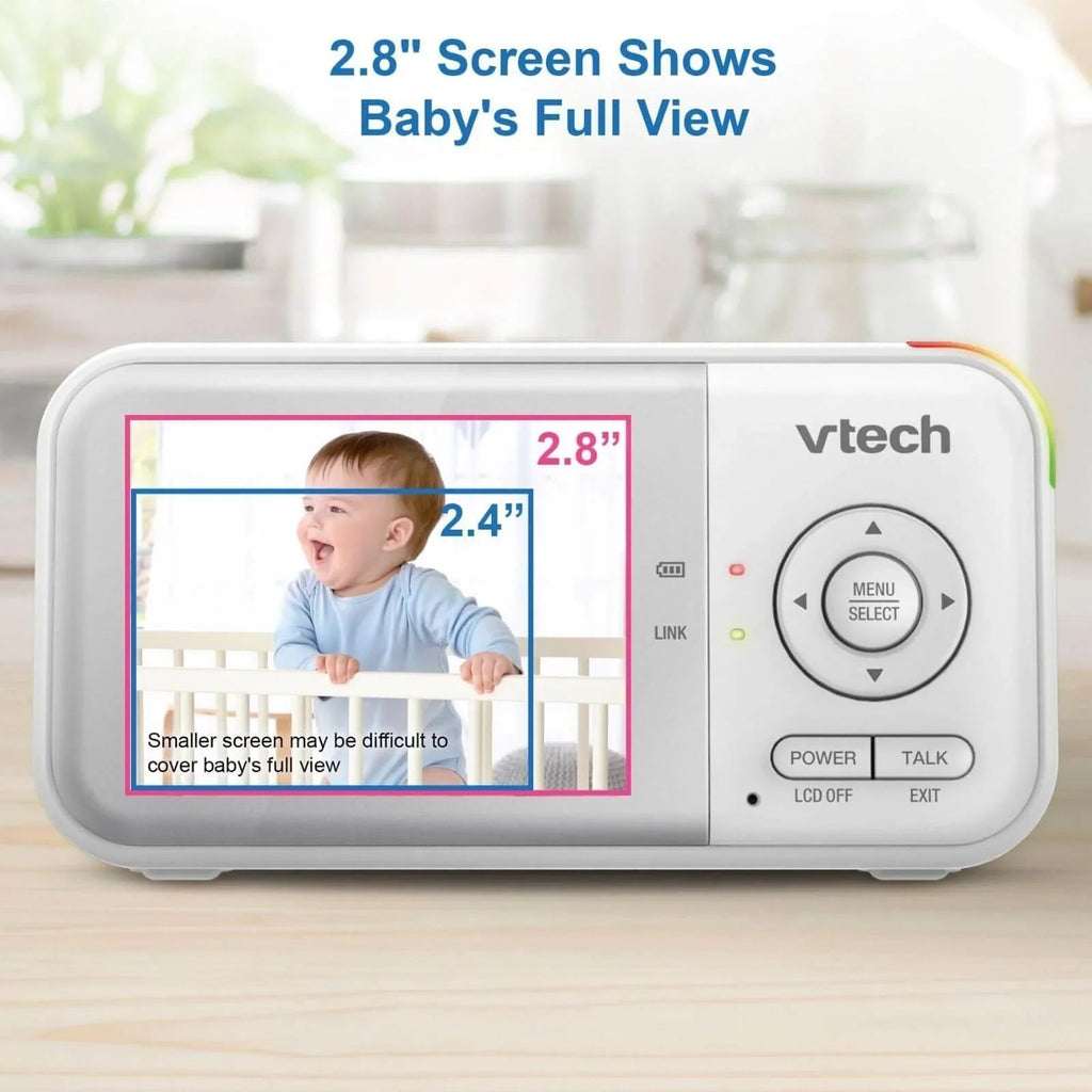 VTech - VM3263 2.8" Pan & Tilt Video Monitor with Night Light - Baby&More