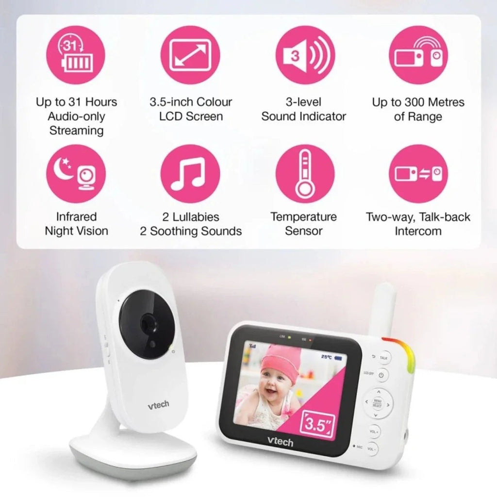 VTech VM4252 3.5" Video Baby Monitor - Baby&More
