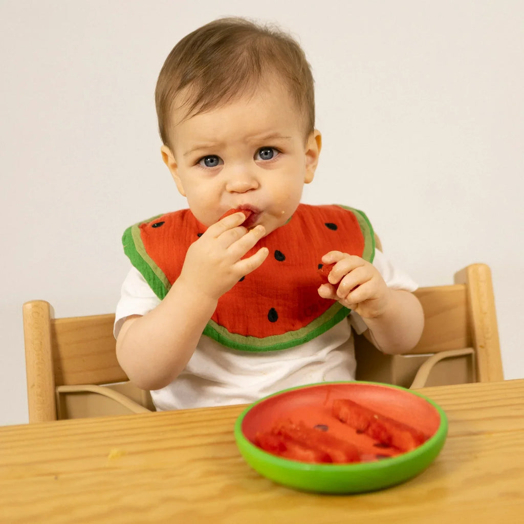 Oli&Carol Wally the Watermelon Plate and Spoon Set