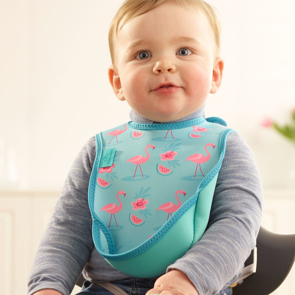 Weaning Bib - Flamingos UltraBib - Baby&More