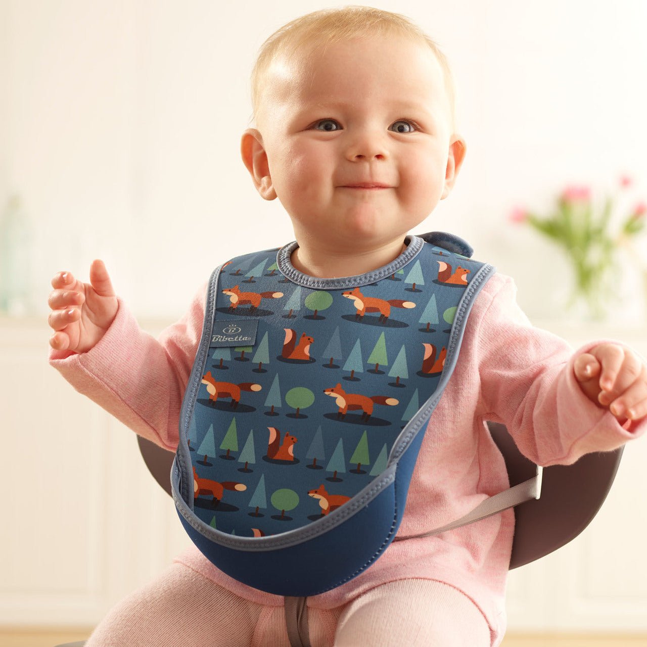 Weaning Bib - Foxes UltraBib - Baby&More