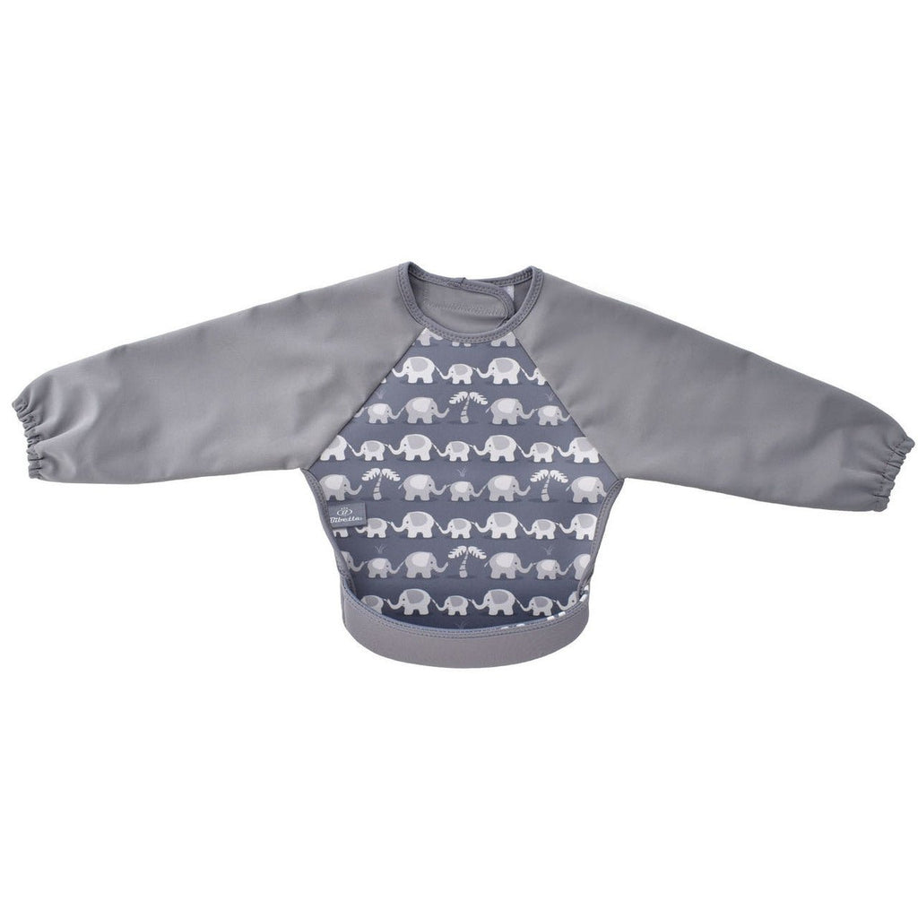 Weaning Bib with Sleeves - Elephants UltraBib - Baby&More