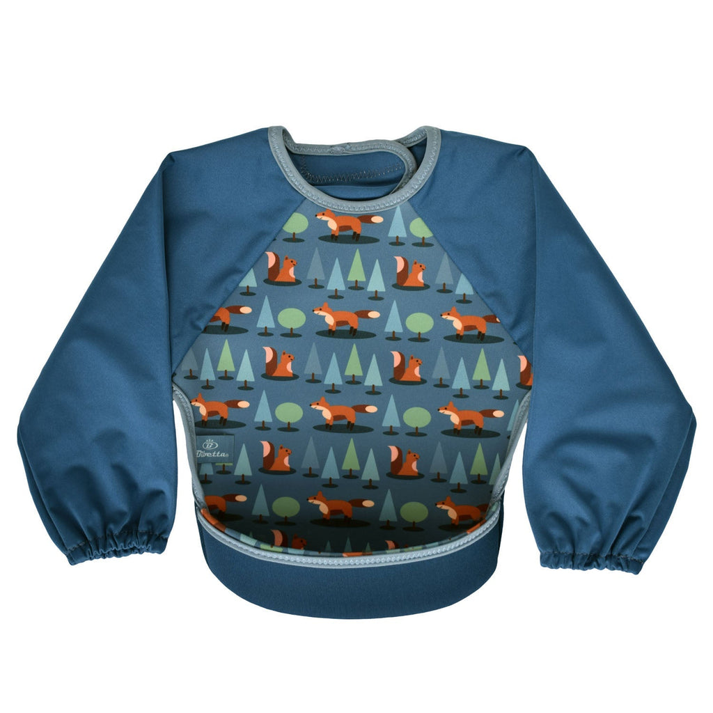 Weaning Bib with Sleeves - Foxes UltraBib - Baby&More