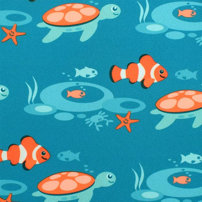 Weaning Bib with Sleeves - Tropical Fish UltraBib - Baby&More