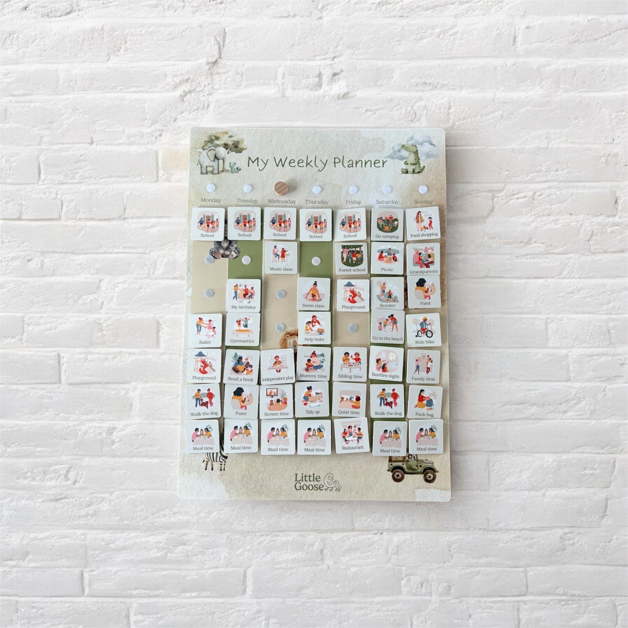 Weekly Planner for Kids - A3 - Baby&More