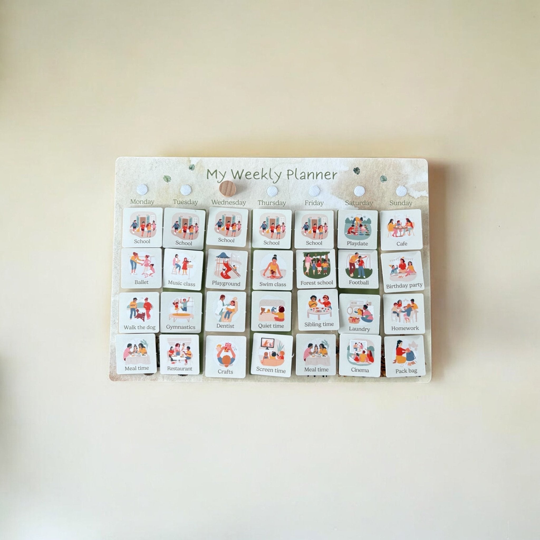 Weekly Planner for Kids - A4 - Baby&More