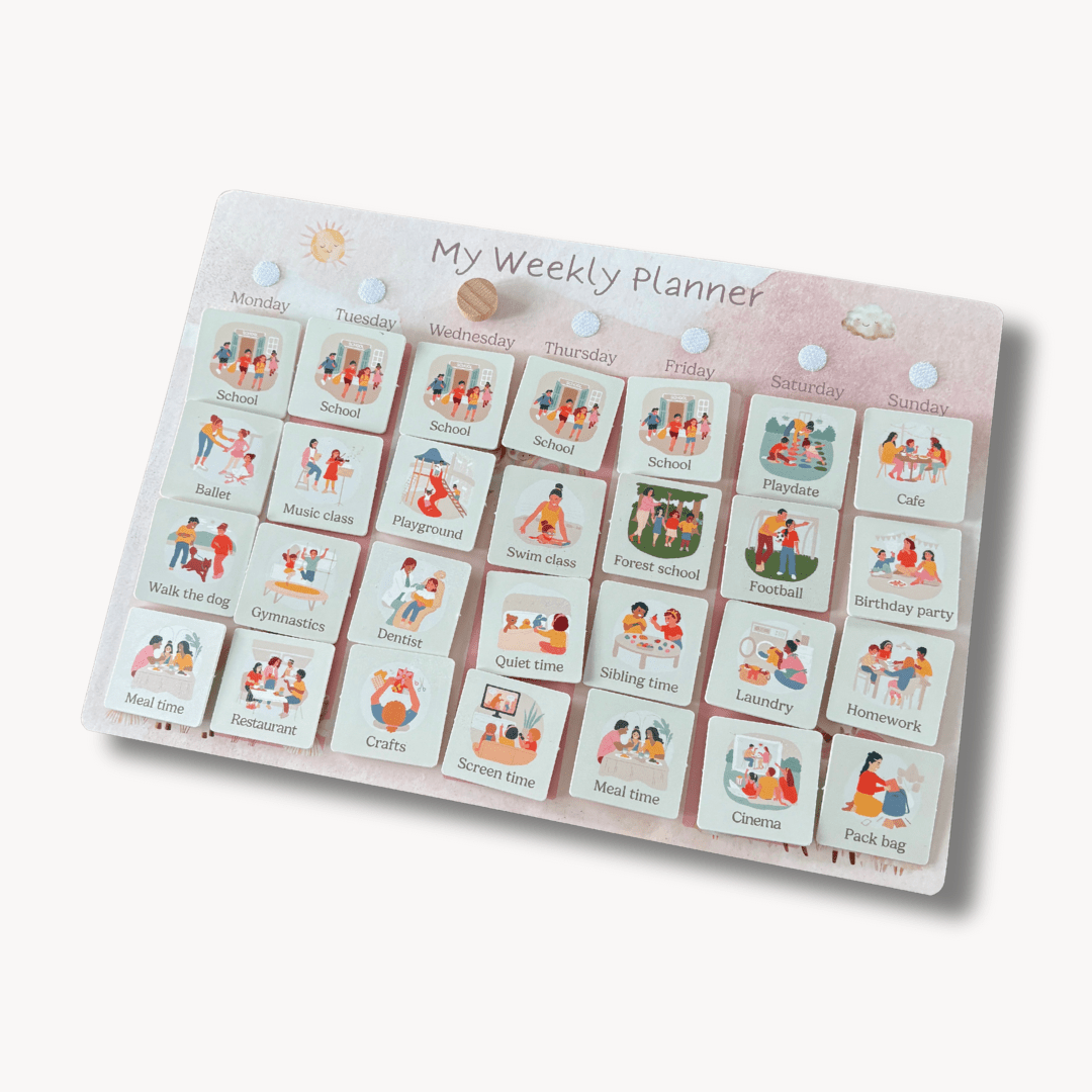 Weekly Planner for Kids - A4 - Baby&More