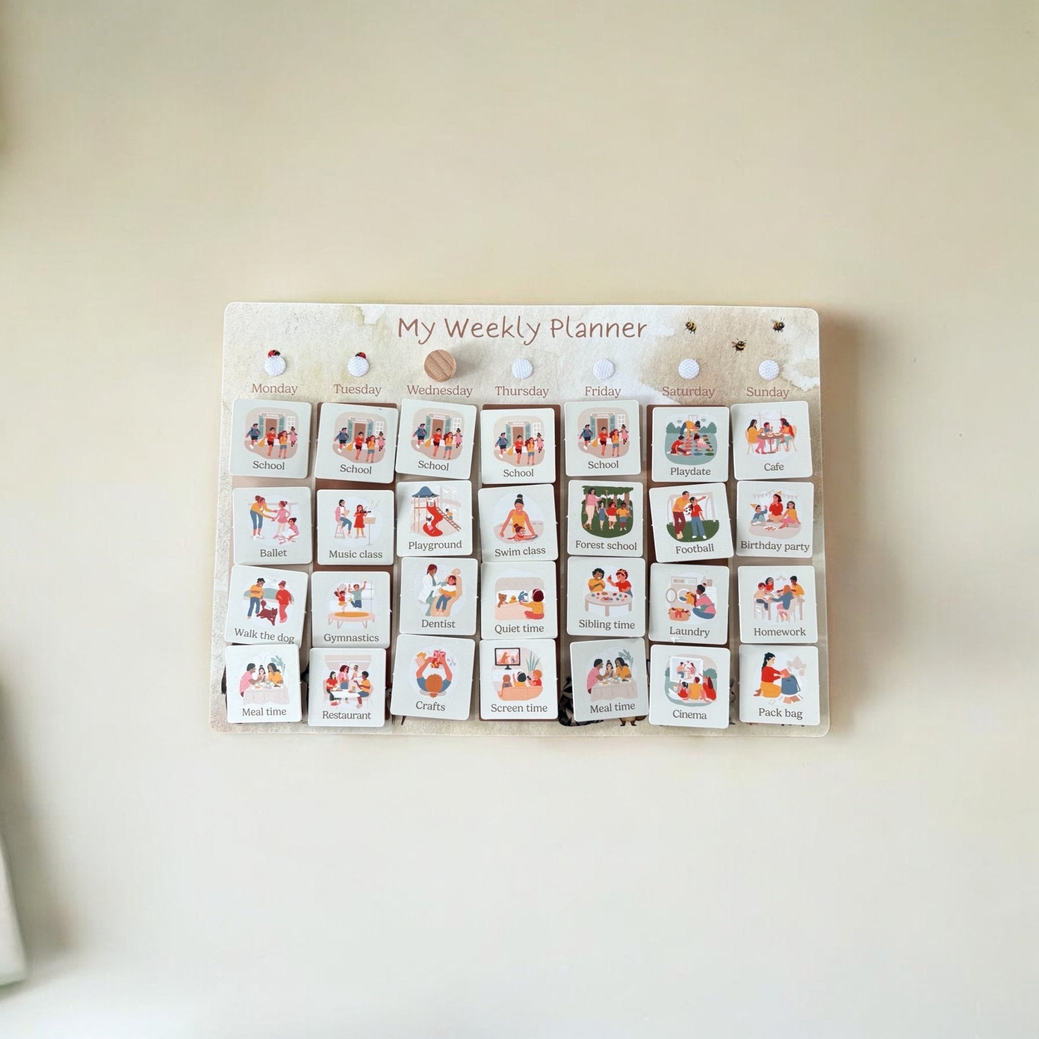 Weekly Planner for Kids - A4 - Baby&More