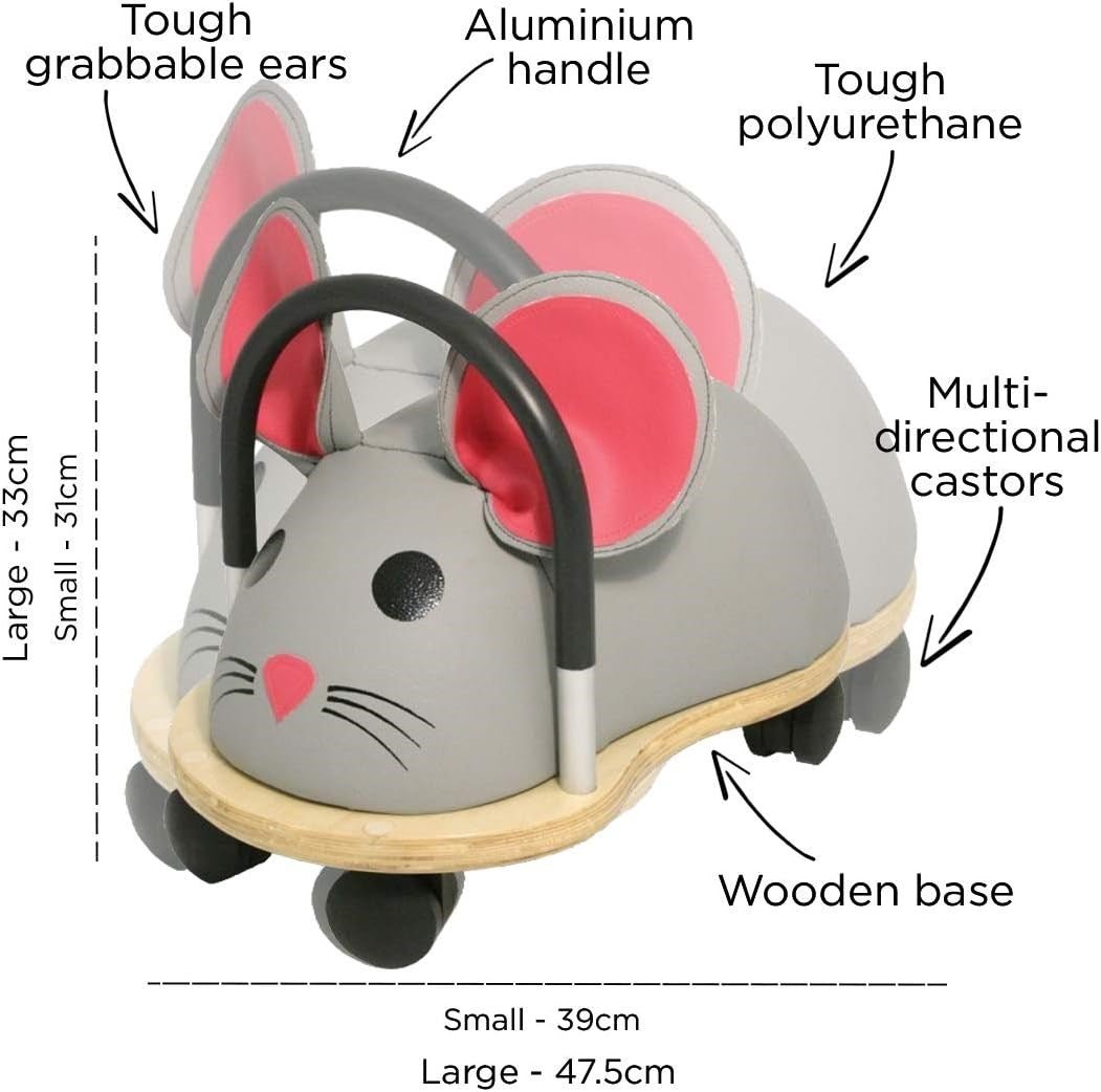 Wheelybug Mouse Ride On Toy - Baby&More