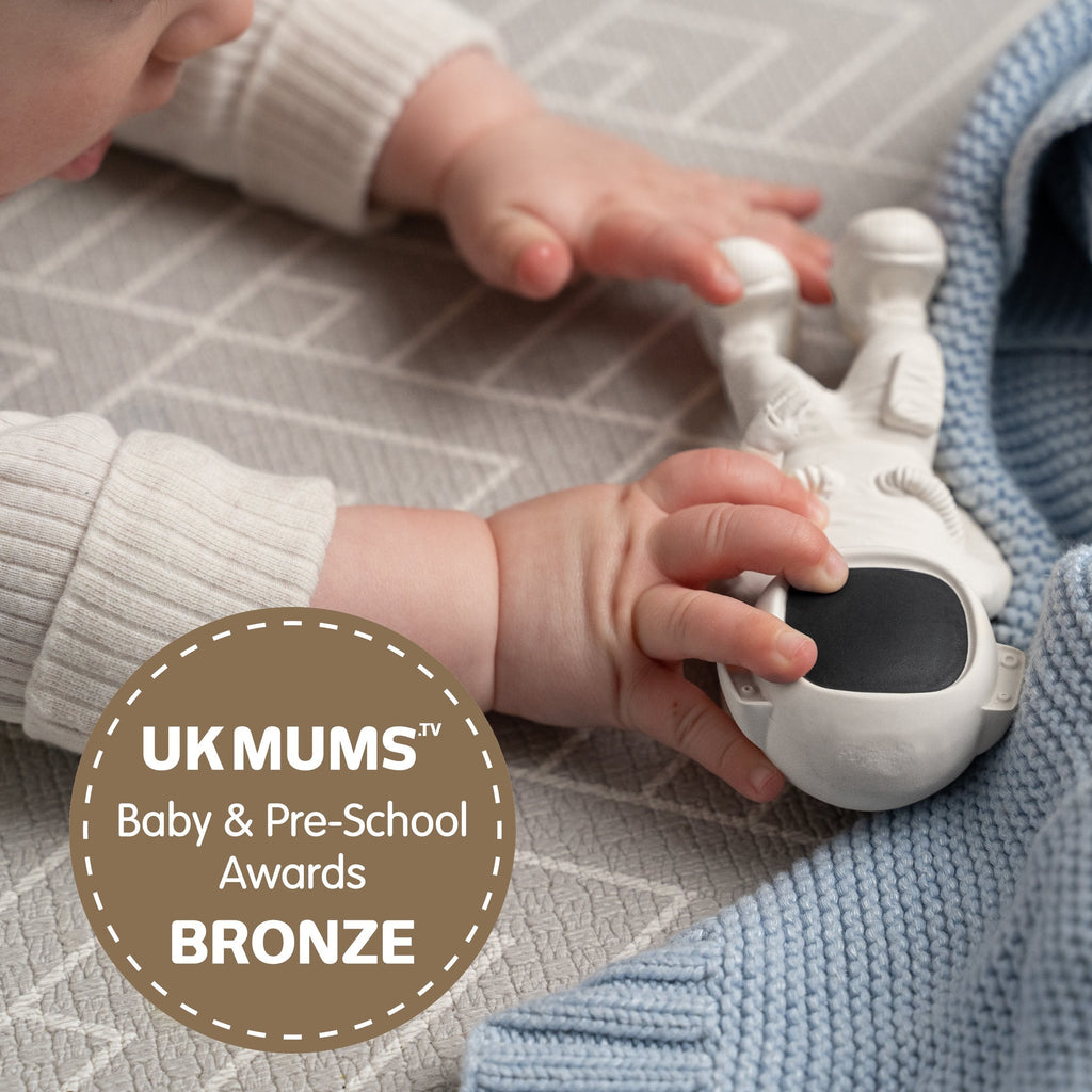 Natural Rubber Space Teether Baby Toy - AstroGNAW® Astronaut
