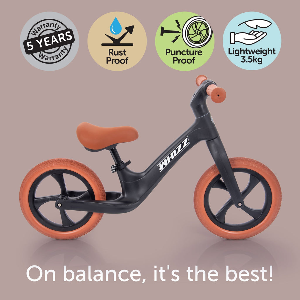 Whizz Balance Bike - Black - Baby&More