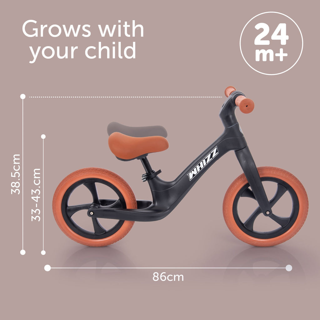 Whizz Balance Bike - Black - Baby&More