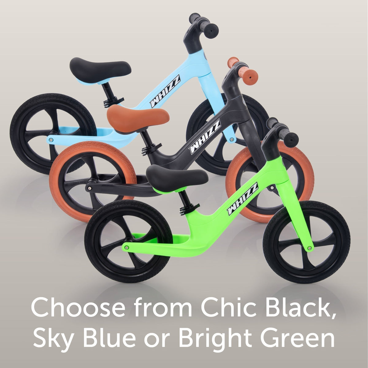 Whizz Balance Bike - Black - Baby&More