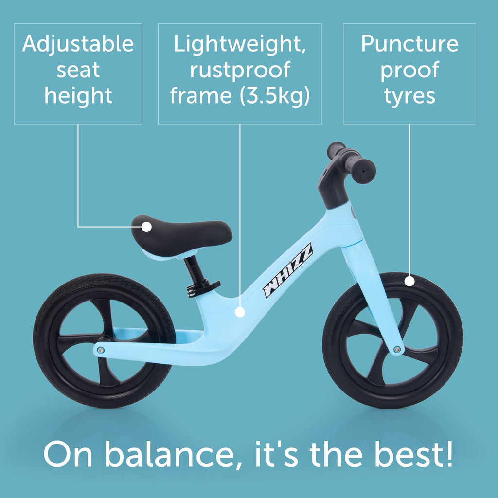 Whizz Balance Bike - Blue - Baby&More