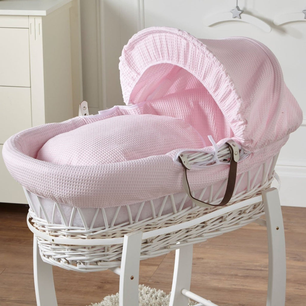 Wicker Moses Basket with Bedding - No Stand - Baby&More