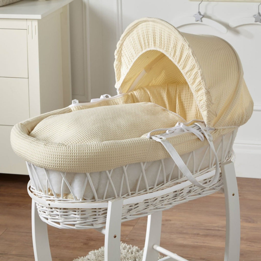 Wicker Moses Basket with Bedding - No Stand - Baby&More