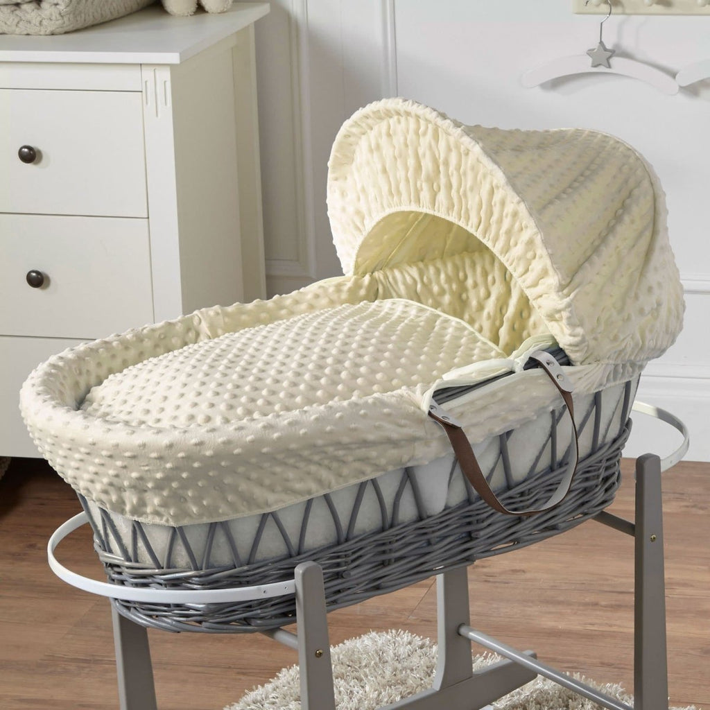 Wicker Moses Basket with Bedding - No Stand - Baby&More