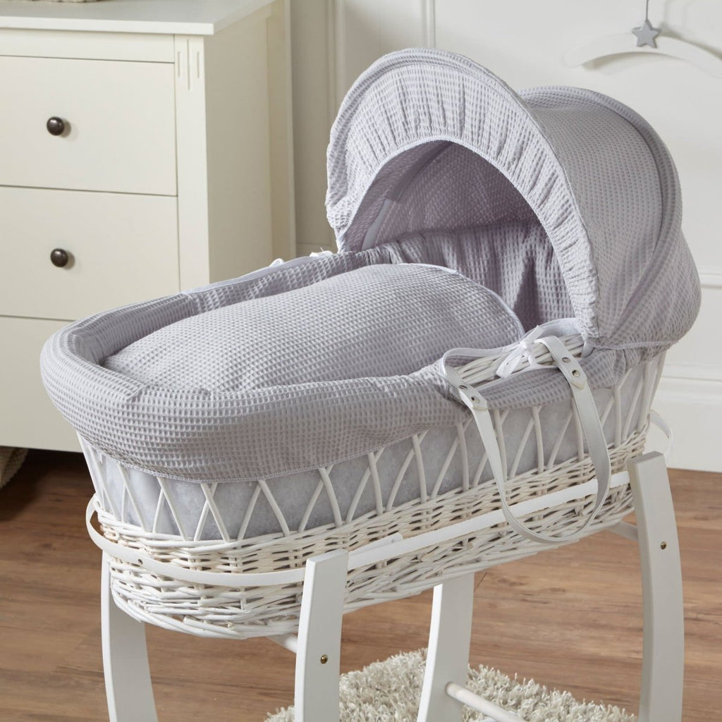 Wicker Moses Basket with Bedding - No Stand - Baby&More