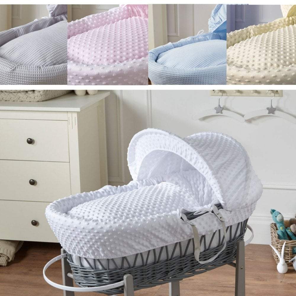 Wicker Moses Basket with Bedding - No Stand - Baby&More