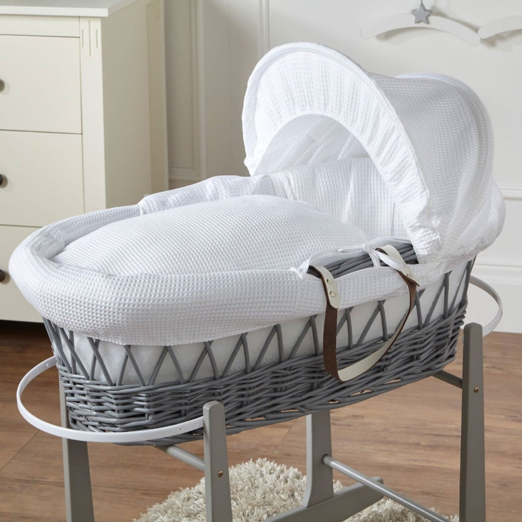 Wicker Moses Basket with Bedding - No Stand - Baby&More