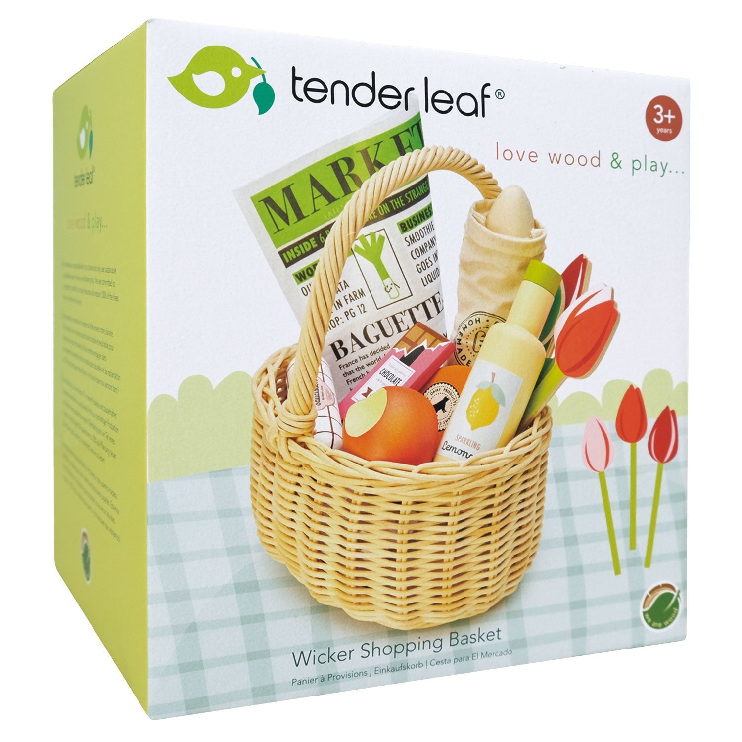 Wicker Shopping Basket - Baby&More