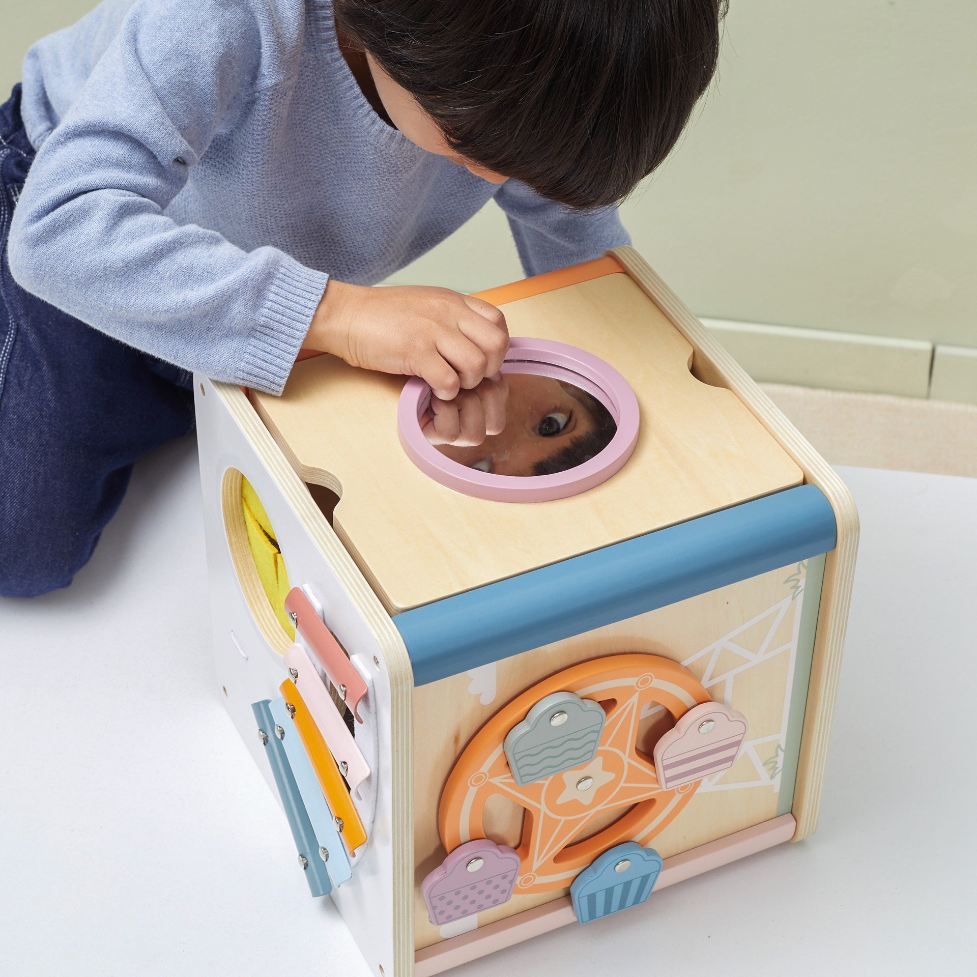 Wooden 8 in 1 Activity Cube - Baby&More