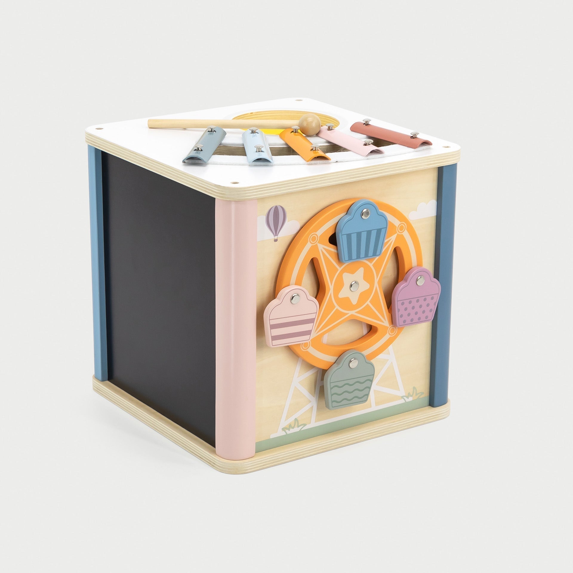 Wooden 8 in 1 Activity Cube - Baby&More