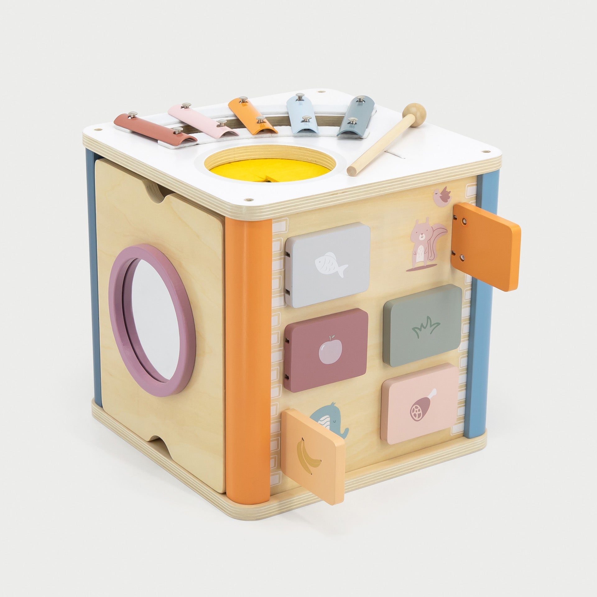 Wooden 8 in 1 Activity Cube - Baby&More