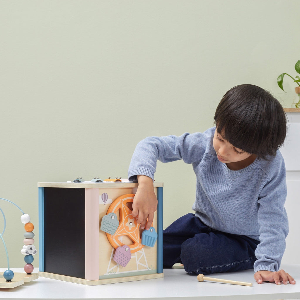 Wooden 8 in 1 Activity Cube - Baby&More