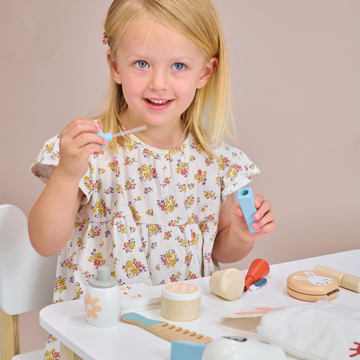 Wooden Bunny Play Make Up Set - Baby&More