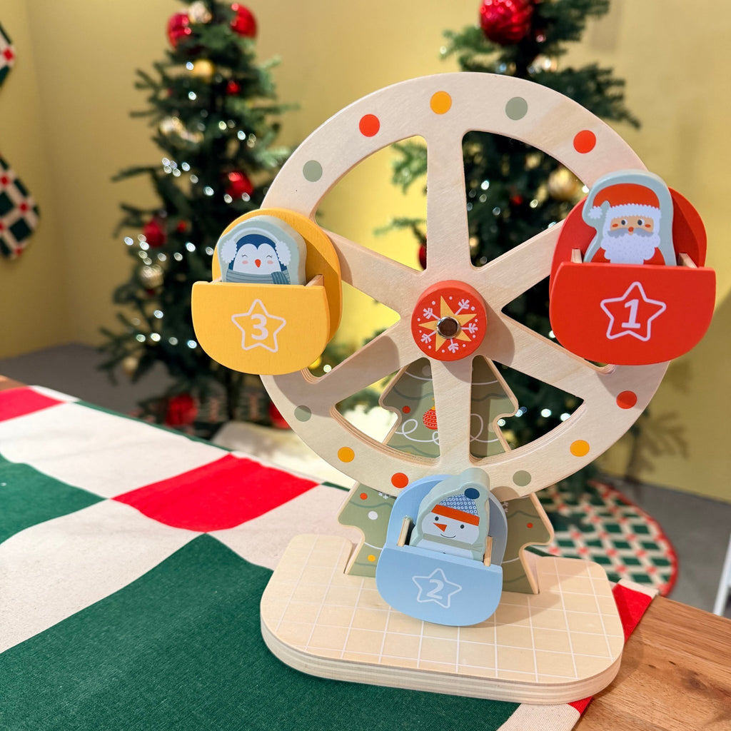 Wooden Christmas Ferris Wheel Tree & Friends - Baby&More