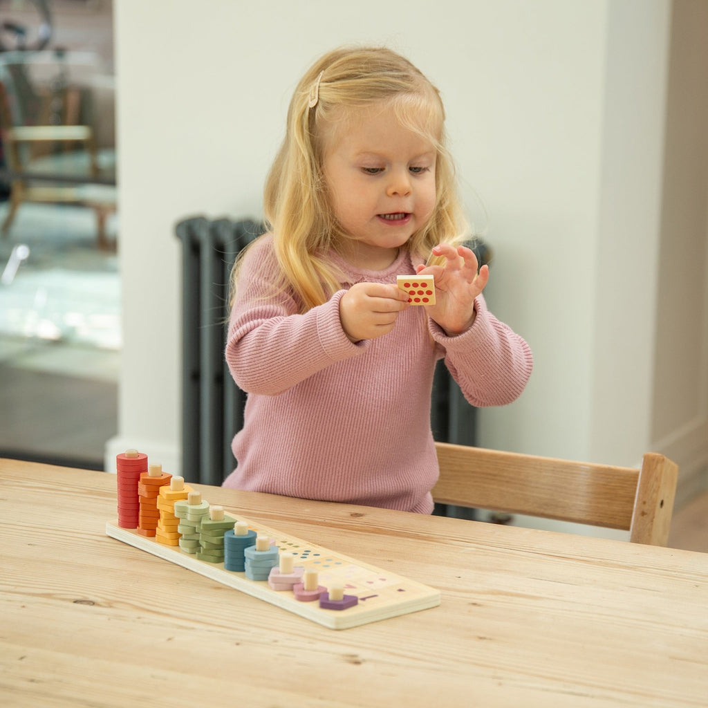 Wooden Count & Match Board - Baby&More