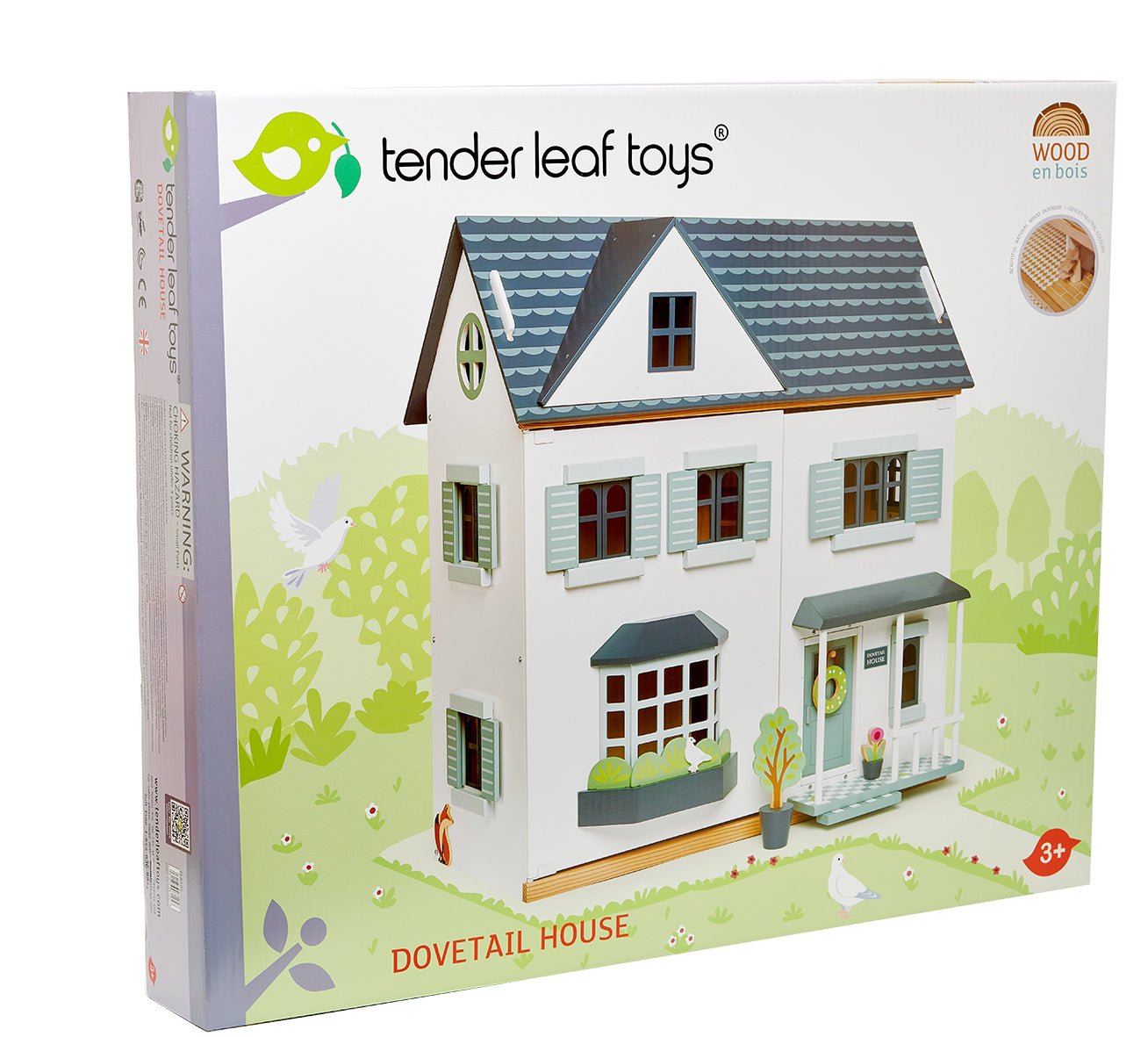 Wooden Dovetail House Dolls House - Baby&More