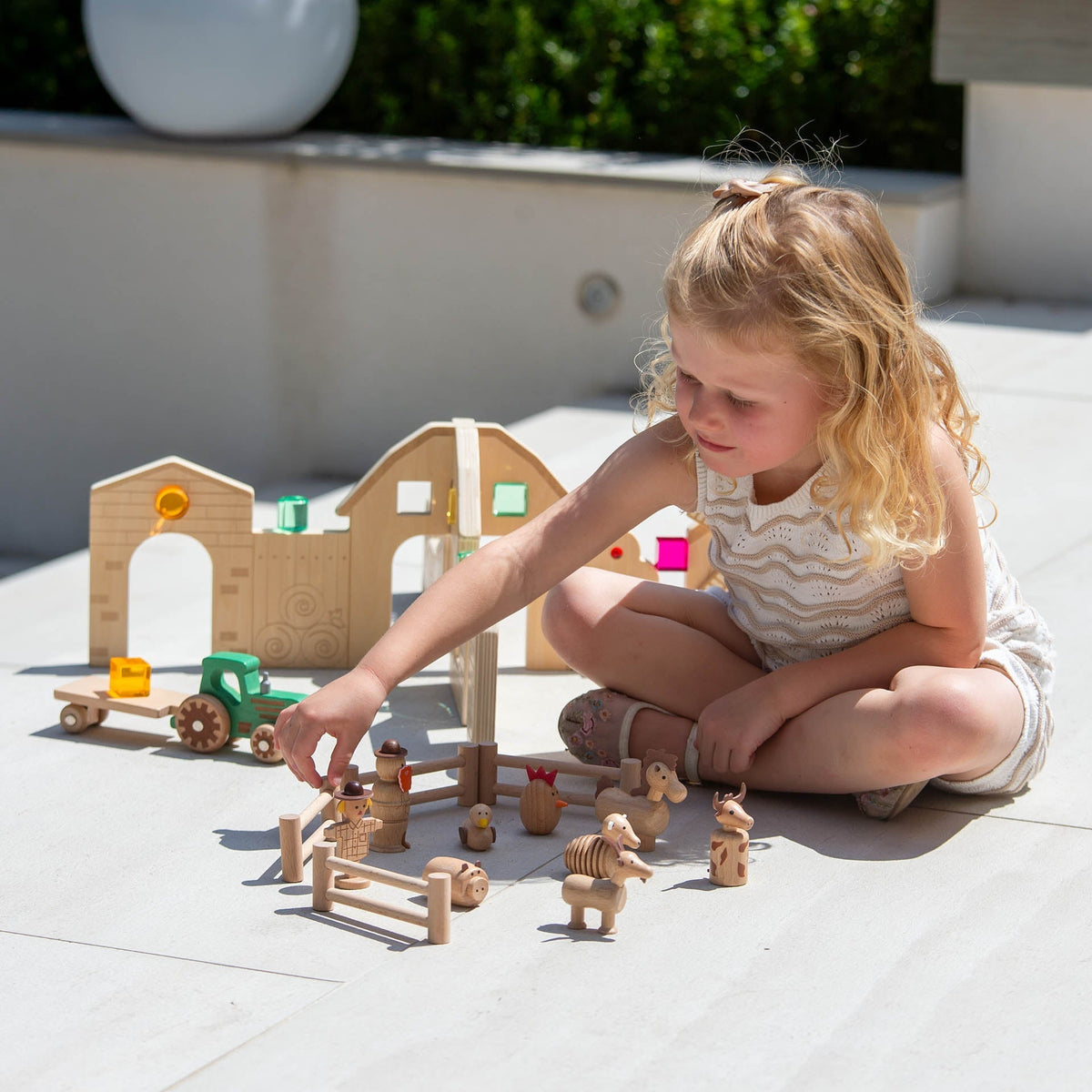 Wooden Farm Set - 11 pieces - Baby&More