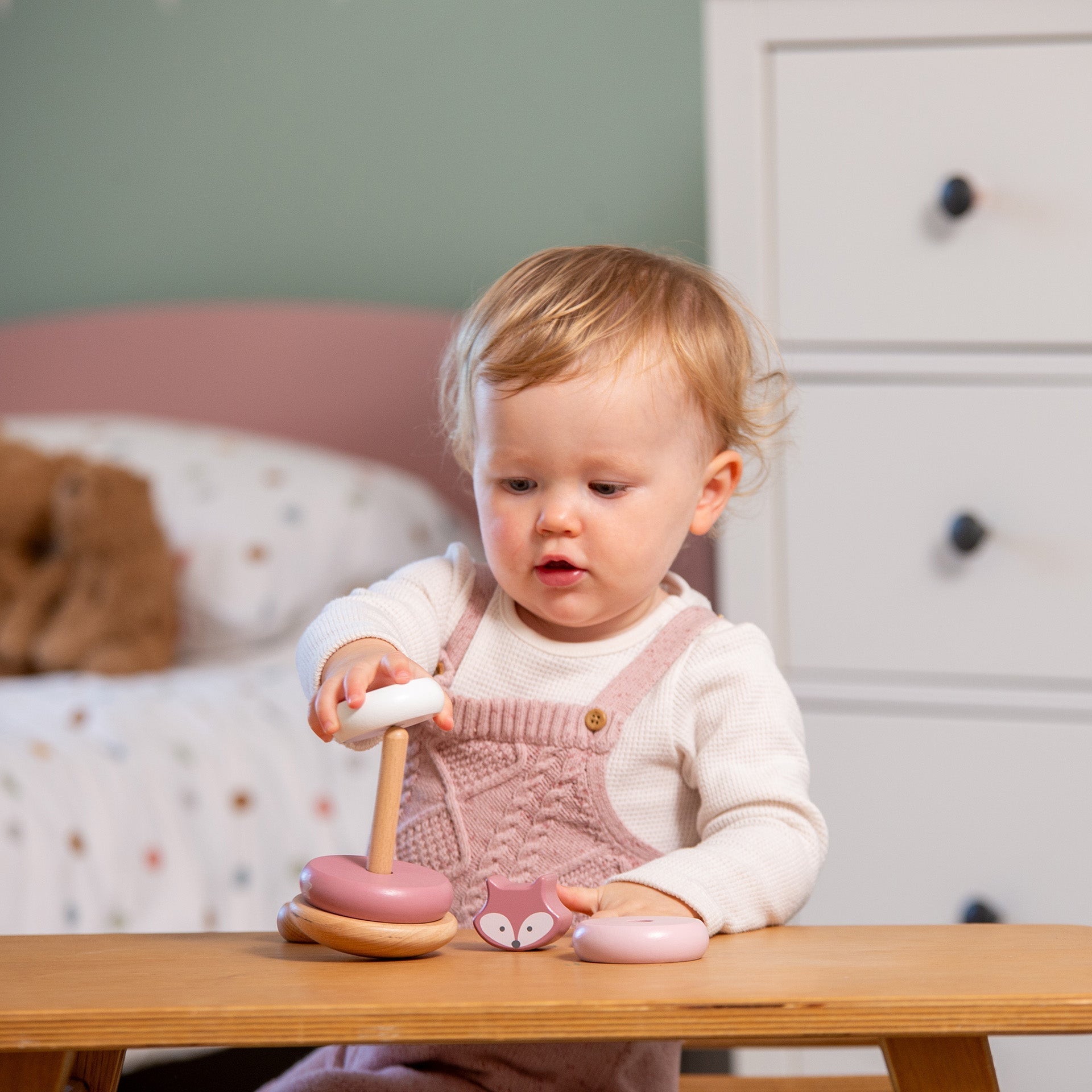 Wooden Fox Stacker - Baby&More