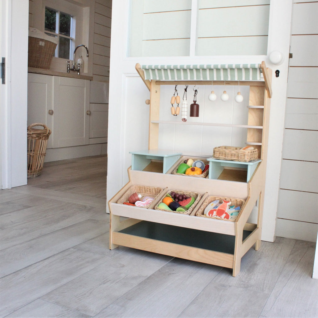 Wooden General Stores Market Stall / Shop - Baby&More