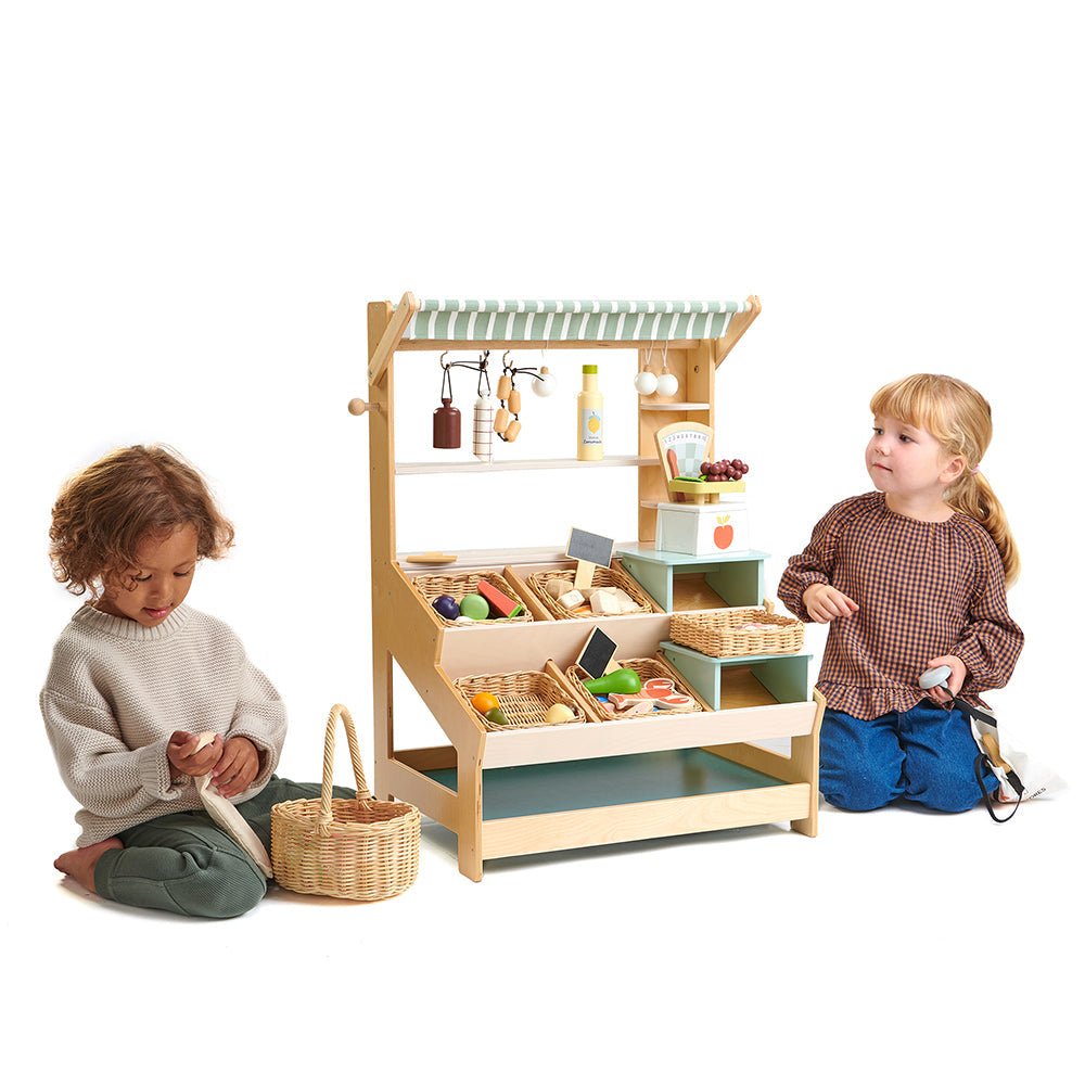 Wooden General Stores Market Stall / Shop - Baby&More