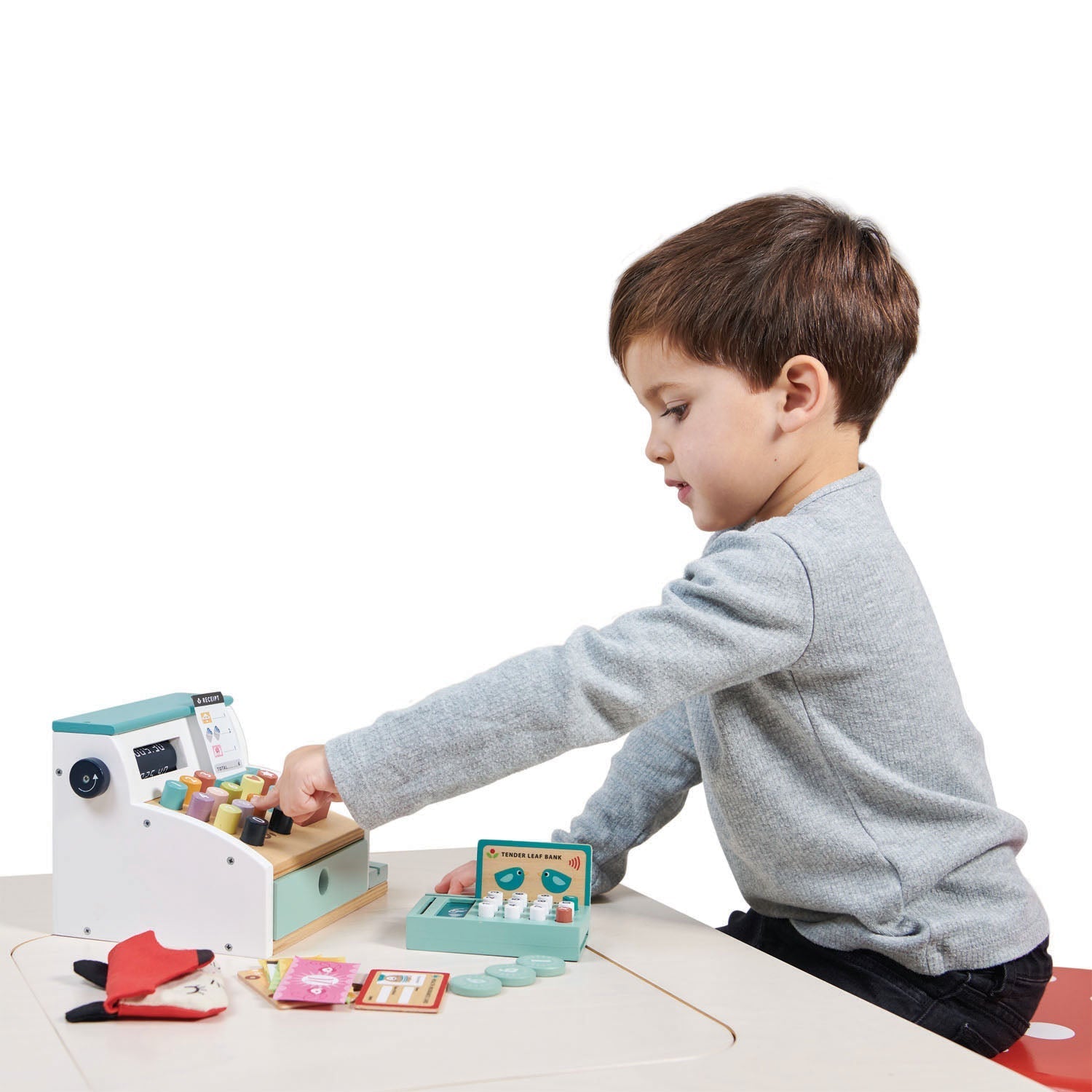 Wooden General Stores Till with Play Money - Baby&More