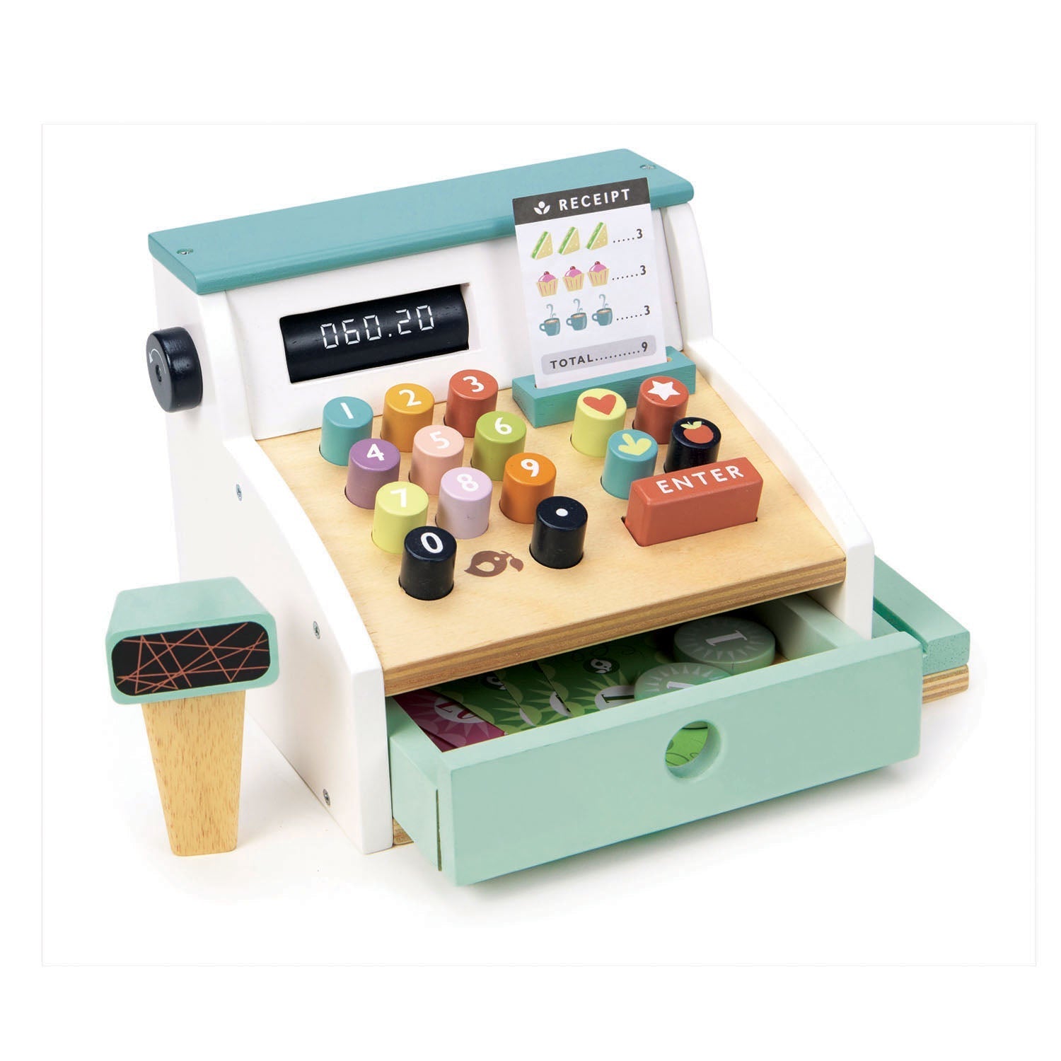 Wooden General Stores Till with Play Money - Baby&More