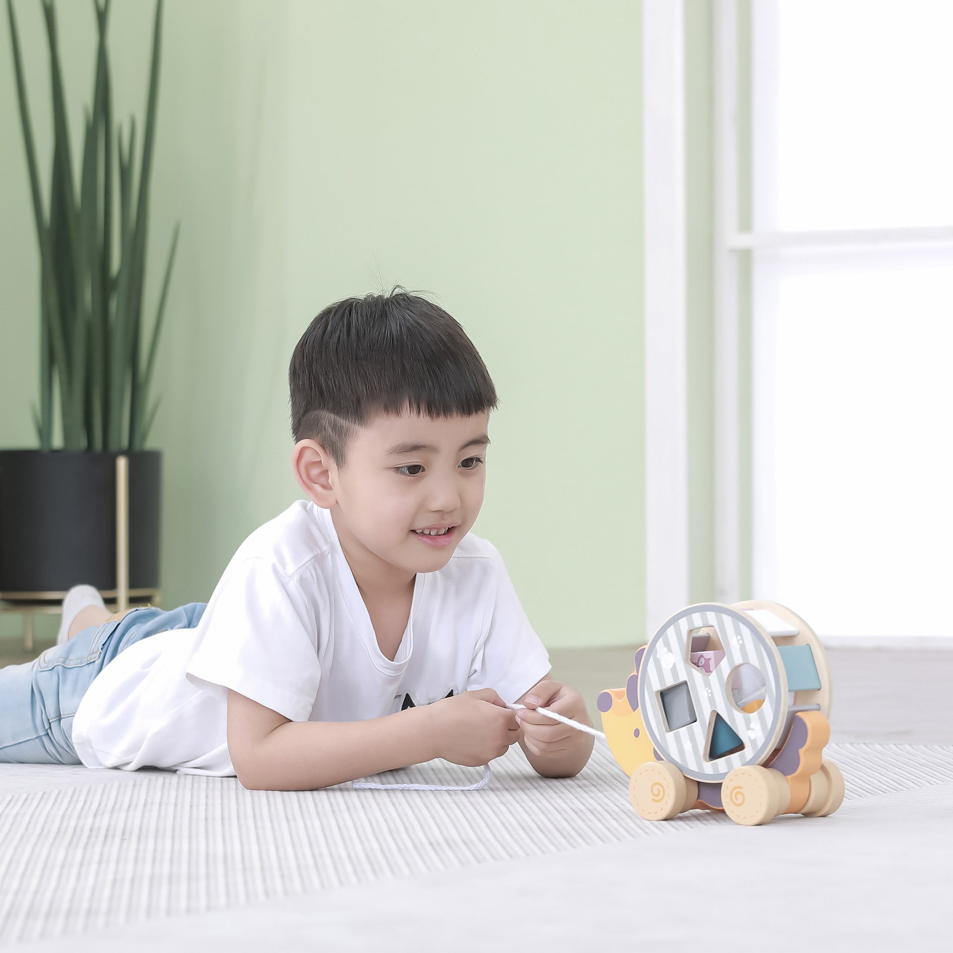 Wooden Hedgehog Sorting Wheel - Baby&More