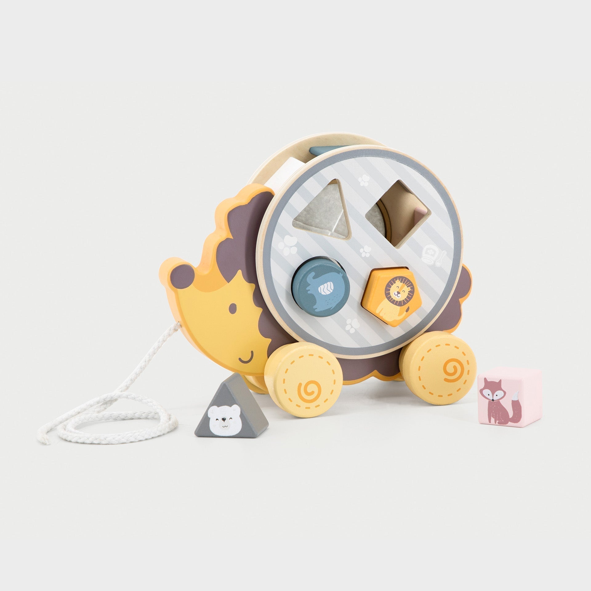 Wooden Hedgehog Sorting Wheel – Baby&More