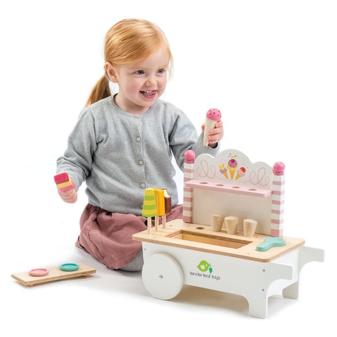 Wooden Ice Cream Cart with Ice Creams - Baby&More