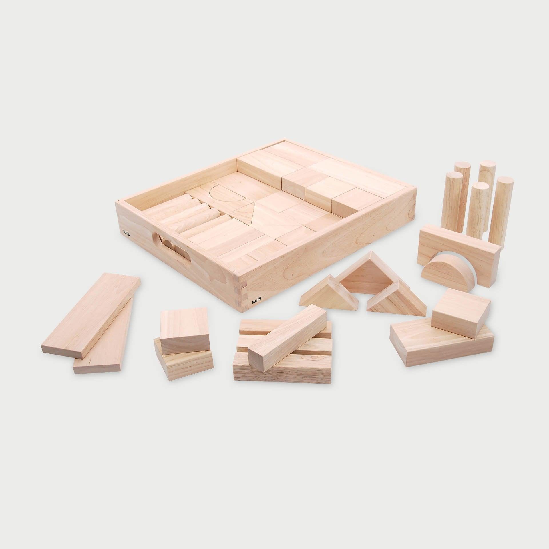 Wooden Jumbo Block Set - Baby&More