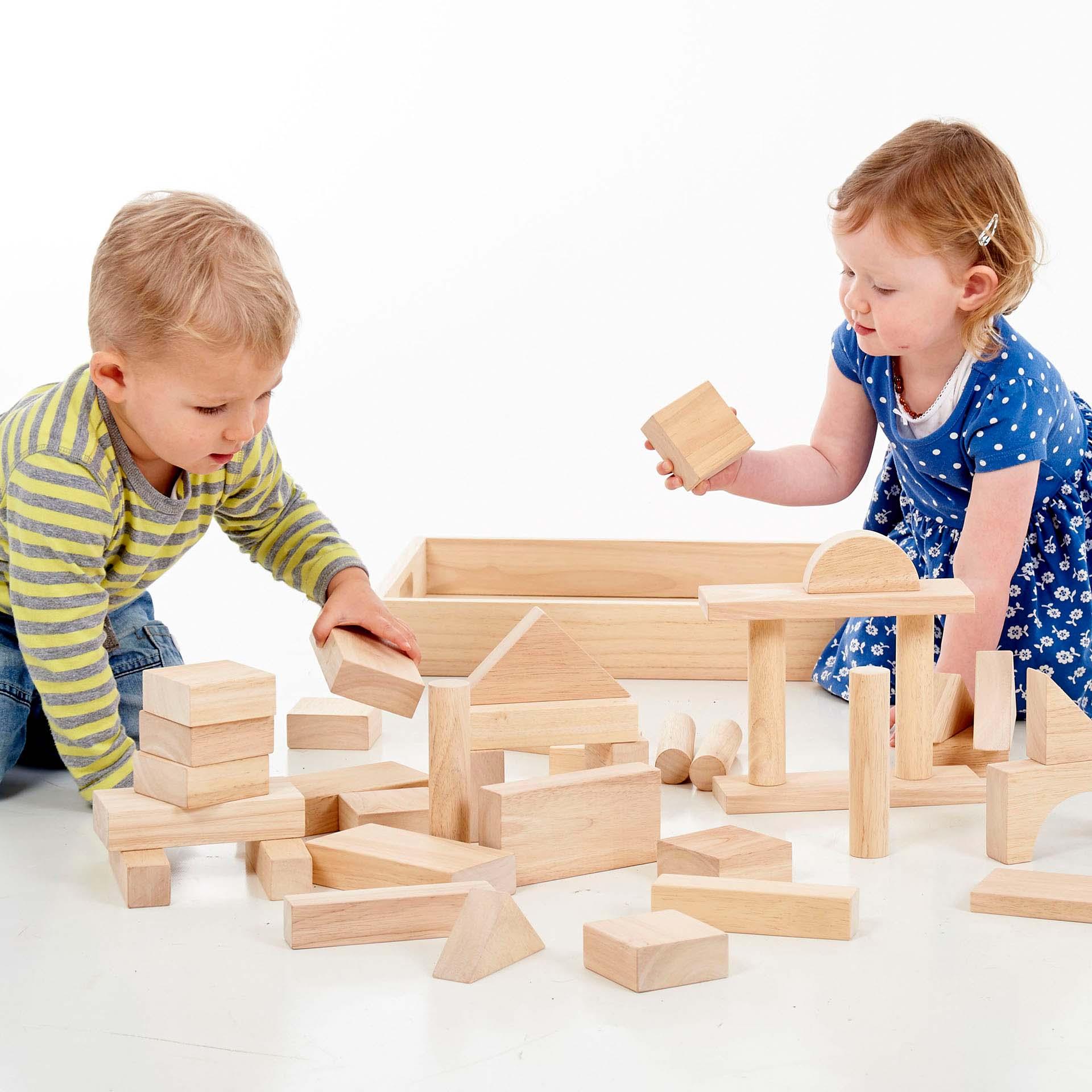 Wooden Jumbo Block Set - Baby&More