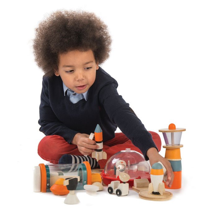 Wooden Life On Mars Space Playset - Baby&More